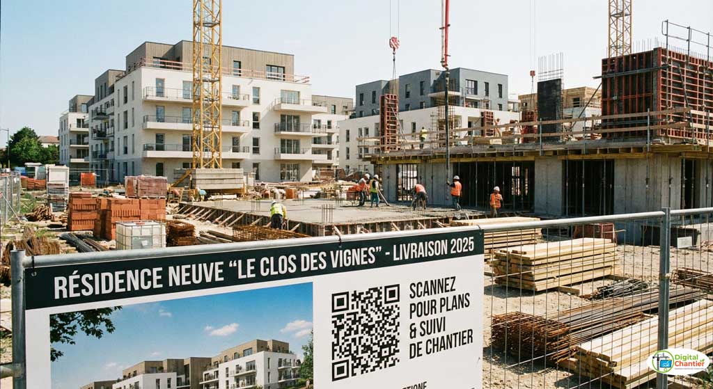 Chantier de rénovation d'une école