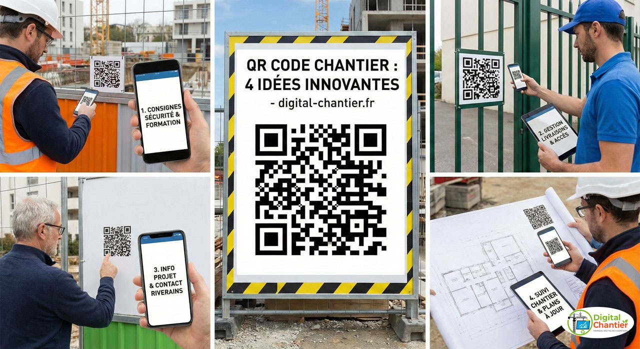 QR Code sur chantier : 4 idées pour aller plus loin